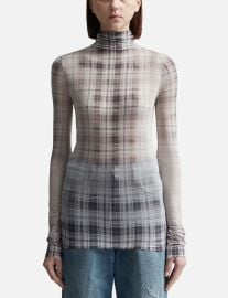 Acne Studios - Denise Faded Check Top HBX - Globally Curated Fashion and Lifestyle by Hypebeast at HBX